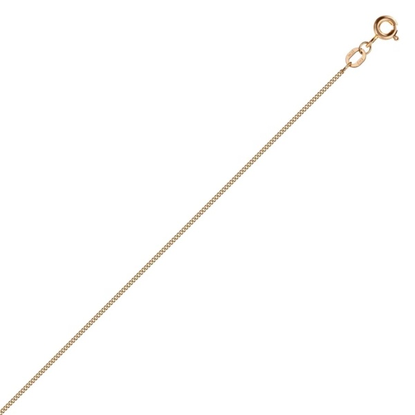 Цепь из красного золота, плетение «Гурмета»